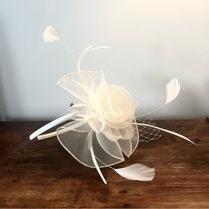 Feathered Derby Headpiece